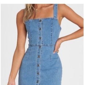 Denim dress
